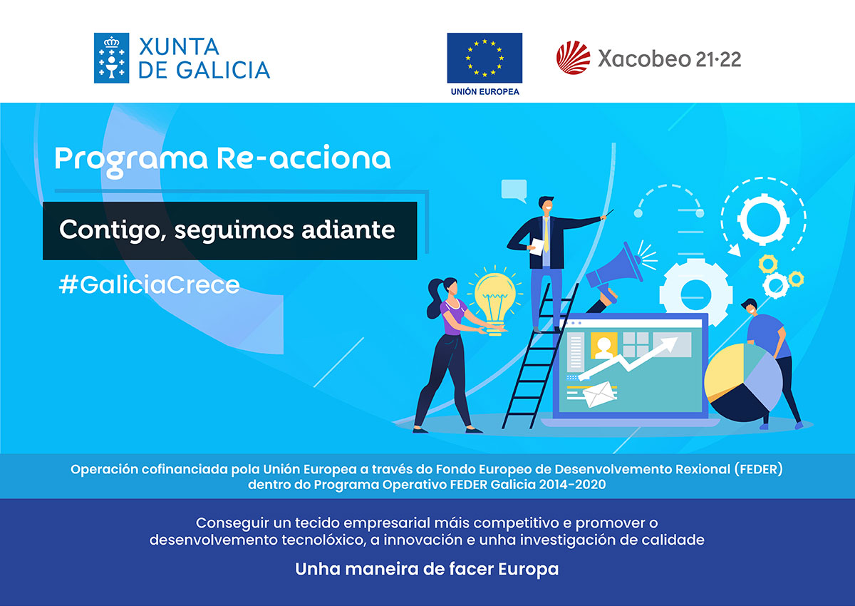 Empresa beneficiaria Programa Reacciona Xunta de Galicia - Programa Re-acciona Xunta de Galicia